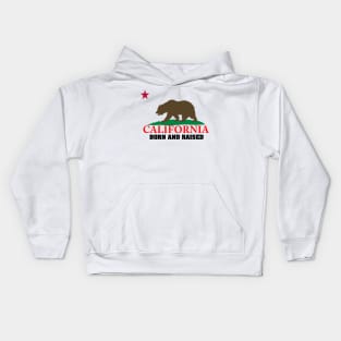 California Born and Raised Kids Hoodie